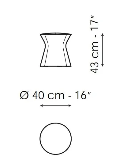 Clessidra Pouf